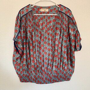 Cotelac Floral Silk Top